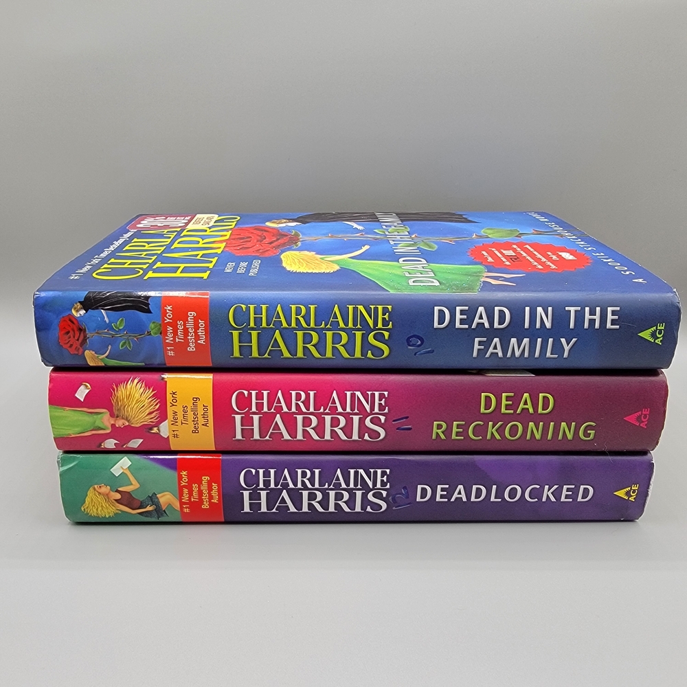 Sookie Stackhouse Hardcover Lot: Books 10-12 Charlaine Harris True Blood Tie-In